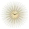 Kirklands Home Gold Metal Sunburst Wall Clock