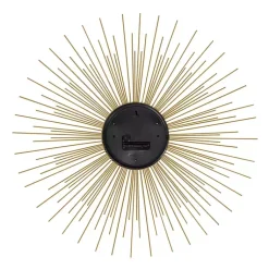 Kirklands Home Gold Metal Sunburst Wall Clock