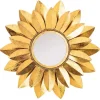 Kirklands Home Gold Metal Sunflower Wall Mirror Outlet