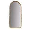 Kirklands Home Gold Mia Textured Arch Wall Mirror New