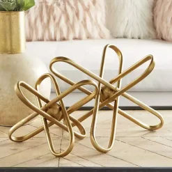 Statues & Figurines>Kirklands Home Modern Burst 2-pc. Decorative Sculpture Set Gold
