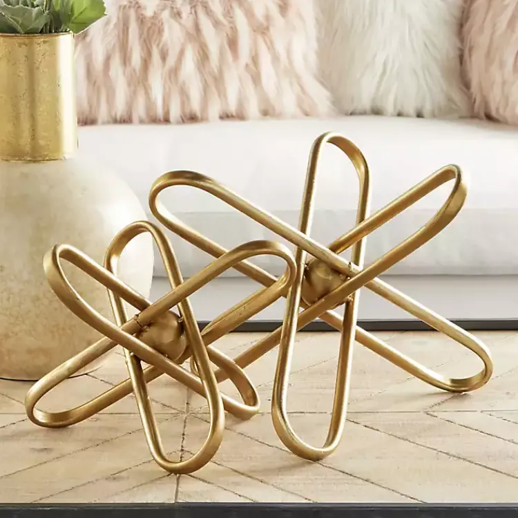 Statues & Figurines>Kirklands Home Modern Burst 2-pc. Decorative Sculpture Set Gold