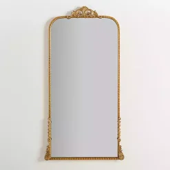 Kirklands Home Gold Ornate Carved Large Wall Mirror Clearance