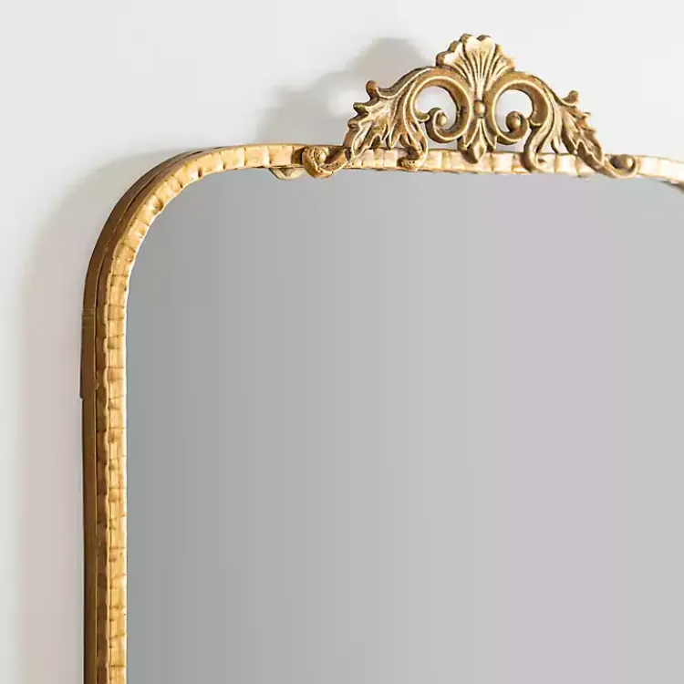 Kirklands Home Gold Ornate Carved Large Wall Mirror Clearance