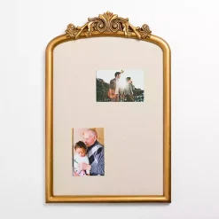 Memo & Chalkboards>Kirklands Home Ornate Frame Pinboard Gold