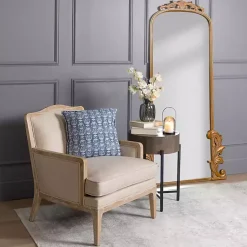 Kirklands Home Gold Ornate Scroll Bordeaux Leaner Mirror New