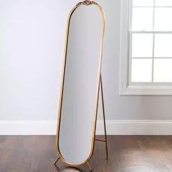 Kirklands Home Ornate XL Leaner Mirror Gold Sale