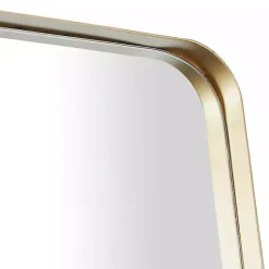 Kirklands Home Rectangle Beveled Wall Mirror Gold Sale