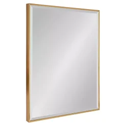 Kirklands Home Gold Rhodes Rectangle Wall Mirror New