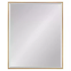 Kirklands Home Gold Rhodes Rectangle Wall Mirror New