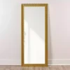 Kirklands Home Gold Ribbed Devin Profile Leaner Mirror