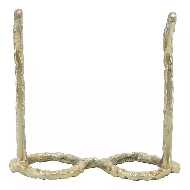 Statues & Figurines>Kirklands Home Round Eye Glasses Sculpture Gold