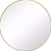 Kirklands Home Gold Round Simple Frame Large Wall Mirror Online