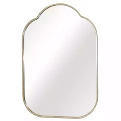 Kirklands Home Gold Rounded Arch Wall Mirror Outlet