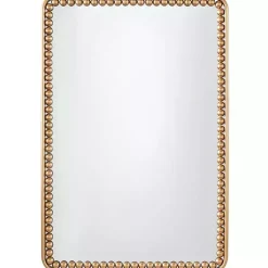 Kirklands Home Gold Rounded Rectangle Wall Mirror New