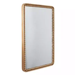 Kirklands Home Gold Rounded Rectangle Wall Mirror New