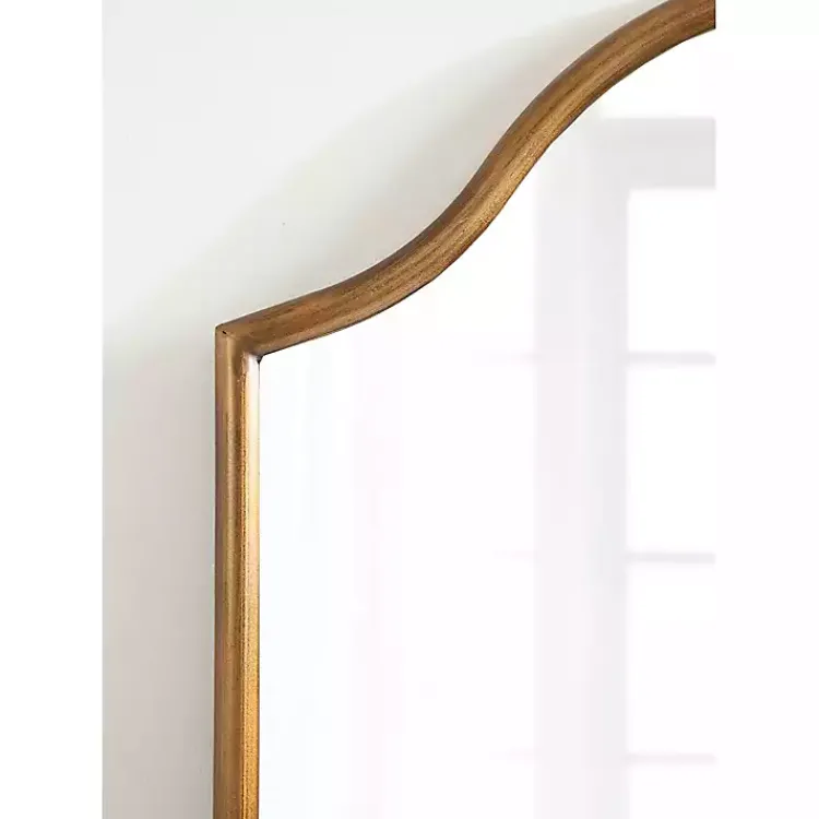 Kirklands Home Scalloped Arch Fellows Wall Mirror Gold Online