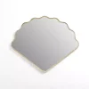 Kirklands Home Gold Scalloped Seashell Wall Mirror Hot