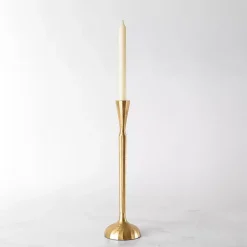 Candle Holders>Kirklands Home Slim Taper Candle Holder, 16 in. Gold