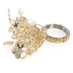 Christmas Dining & Entertaining>Kirklands Home Sparkle Napkin Rings, Set of 6 Gold