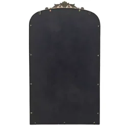 Kirklands Home Gold Studded Scroll Arched Mirror, 42 in. Outlet