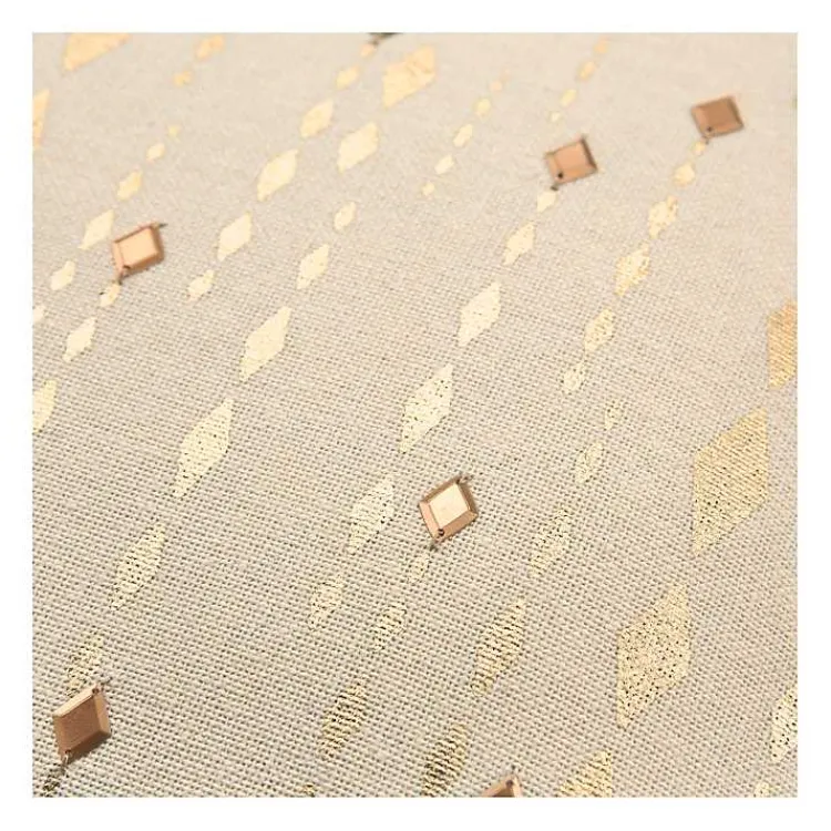 Pillows>Kirklands Home Gold Studded Stripe Pillow