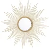 Kirklands Home Gold Sunburst Nahla Wall Mirror New