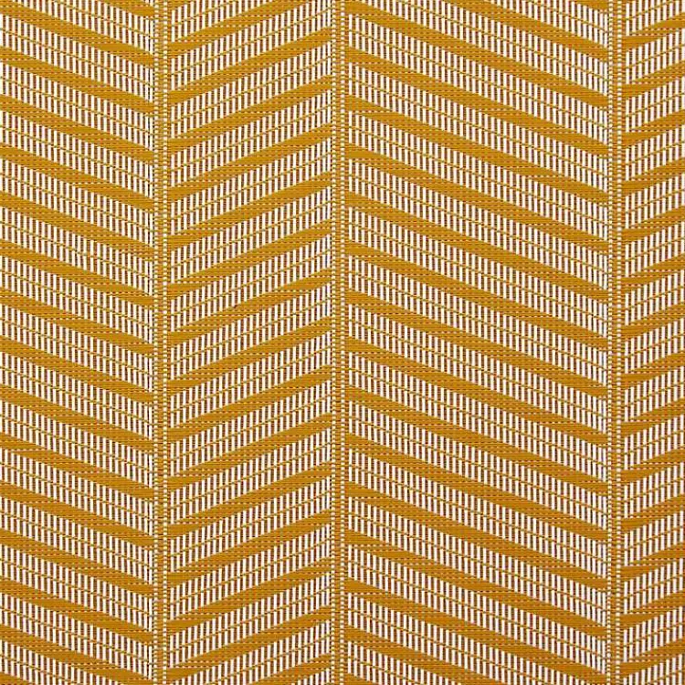 Kirklands Home Textured Twill Weave Placemats, Set of 6 Gold New