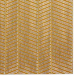 Kirklands Home Textured Twill Weave Placemats, Set of 6 Gold New