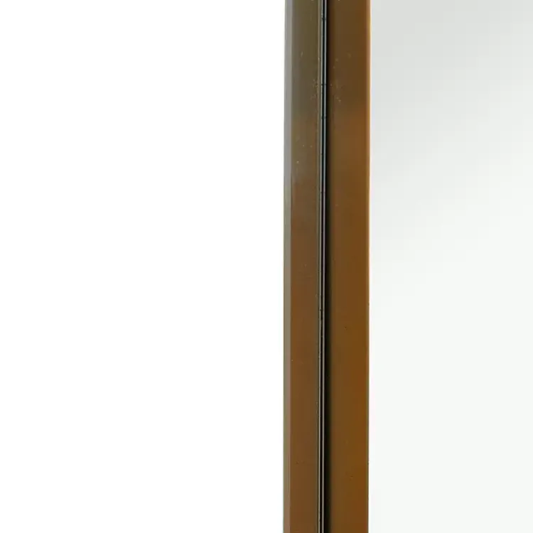 Kirklands Home Gold Thin Iron Frame Curved Corner Mirror Online