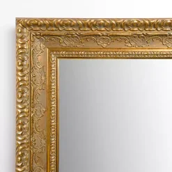Kirklands Home Vintage Wall Mirror Gold New
