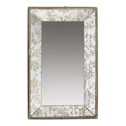 Kirklands Home Gold Weathered Frame Wall Mirror, 12x29 Best
