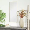 Kirklands Home Gold Wood Rectangular Wall Mirror, 14x36 in. Outlet