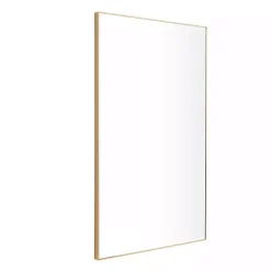 Kirklands Home Gold Wood Rectangular Wall Mirror, 24x40 in. Sale