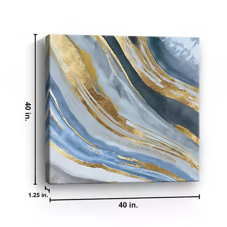Kirklands Home Golden Agate II Giclee Canvas Art Print, 40x40 in. Discount