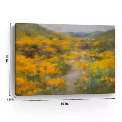 Kirklands Home Golden Explosion Canvas Art Print Outlet