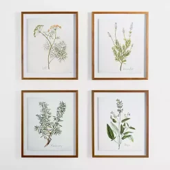 Kirklands Home Golden Leaves Herbs Rosemary Framed Art Print Best