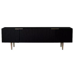 Kirklands Home Golden Onyx Ribbed Side Console Table Online
