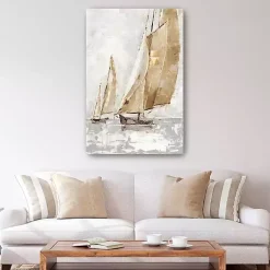 Kirklands Home Golden Sails Canvas Art Print