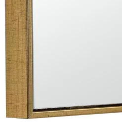 Kirklands Home Golden Simple Rectangular Frame Wall Mirror New