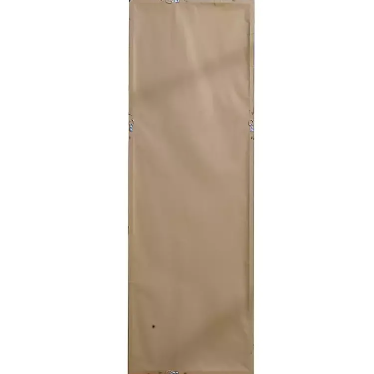Kirklands Home Golden Simple Rectangular Frame Wall Mirror New