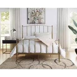 Kirklands Home en Sun Modern Arch Full Bed Frame Gold Hot
