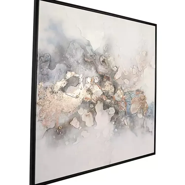 Kirklands Home Golden Watercolor Framed Canvas Art Print Best
