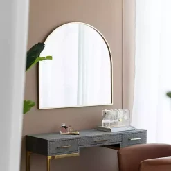 Kirklands Home en Wide Arched Wall Mirror Gold Hot