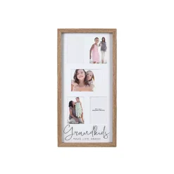 Collage Frames>Kirklands Home Grandkids Make Life Grand 5-Opening Collage Frame White