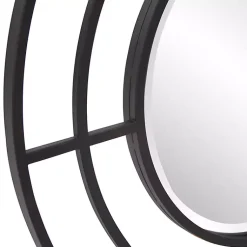 Kirklands Home Graphite Metal Bullseye Round Wall Mirror Online