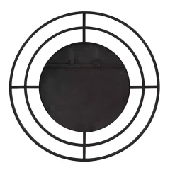 Kirklands Home Graphite Metal Bullseye Round Wall Mirror Online