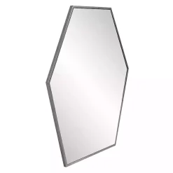 Kirklands Home Graphite Metal Hexagonal Mirror Hot
