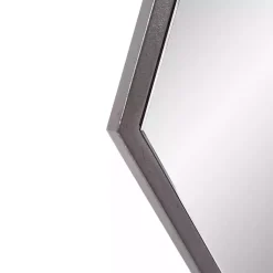 Kirklands Home Graphite Metal Hexagonal Mirror Hot