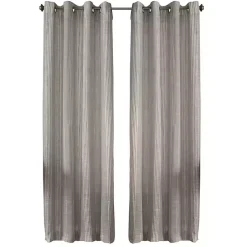 Kirklands Home Graphite Stripe Single Curtain Panel, 84 in. Sale
